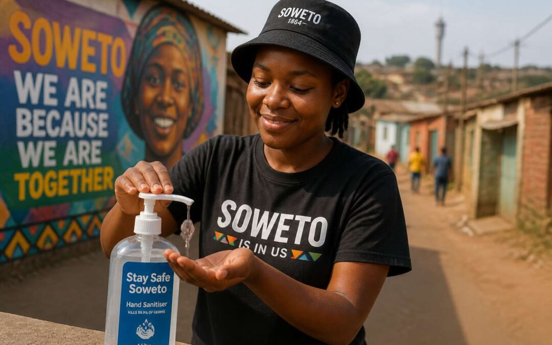 hand sanitiser soweto, available at local shops now.