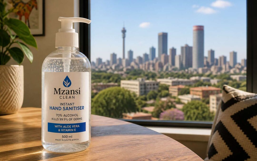 500ml hand sanitiser south africa kills germs.